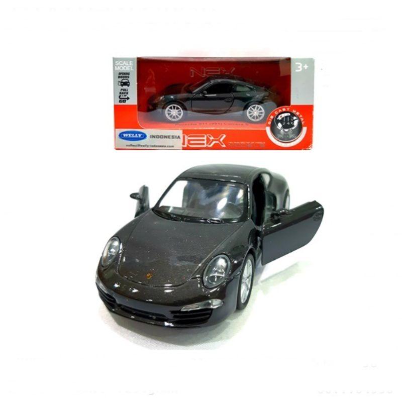 Promo Welly 43661cw Porsche 911 991 Carrera S Diecast - Black [1