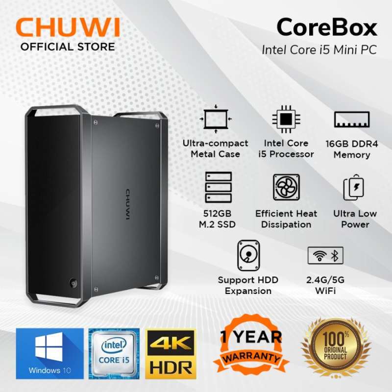 CHUWI CoreBox X ミニPC電源ケーブル