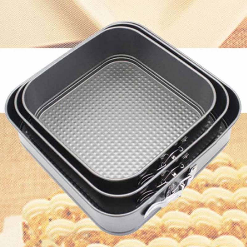 Jual H Ikea Square Cake Mold Set With Buckle High Temperature Resistant Carbon Steel Non Stick Diy Baking Mold 3 Piece Online September 2020 Blibli Com