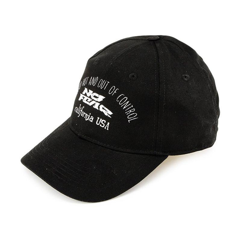 No Fear Cracking - Baseball Hat - BLACK 