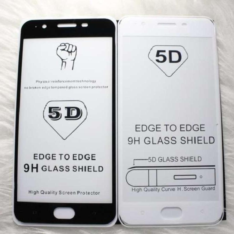 Tempered Glass 5D Warna REDMI 5A Anti Gores Kaca Full Lem