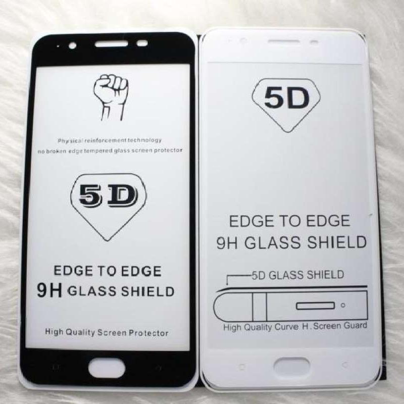 Tempered Glass 5D Warna IPHONE PLUS Anti Gores Kaca Full Lem