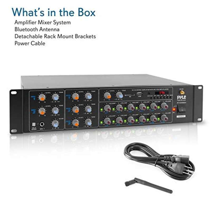 6000W Rack Mount Multi Zone Sound Mixer 
