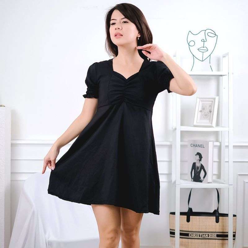 Jual dress korea hot sale