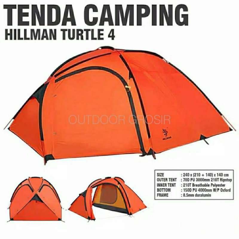 Jual tenda hillman camping tent outdoor Waterproof alloy hillman