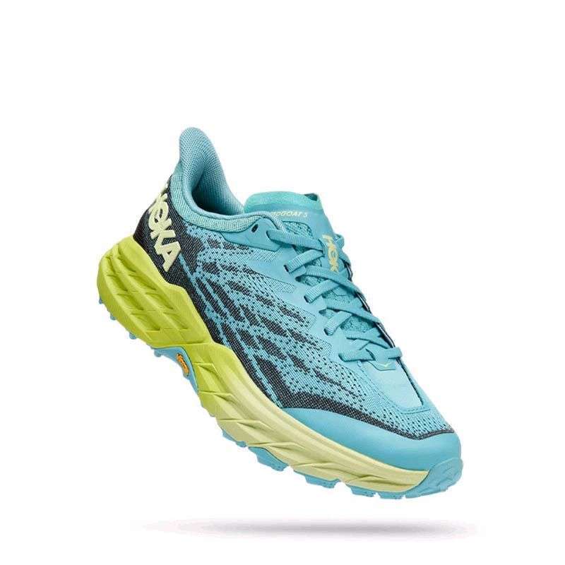 Hoka Speedgoat Women's Trail Running Shoes Coastal Shade Green Glow