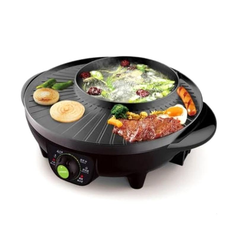 Jual Tanpa Batas Teppanyaki Steamboat Bbq Grill Hot Pot Elektrik