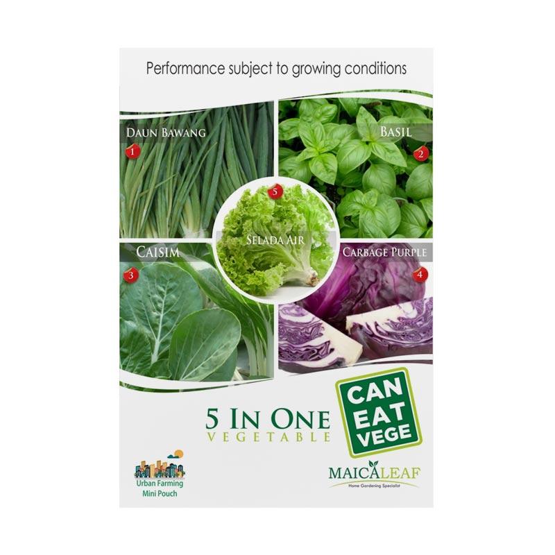 Jual Maica Leaf 5 In 1 Vegetable Daun Bawang Kemangi Caisim Kol