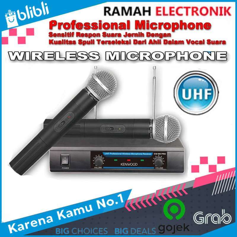 Promo Mic Werles Wirles Wireless Wireles Kenwood KW 99 Microphone
