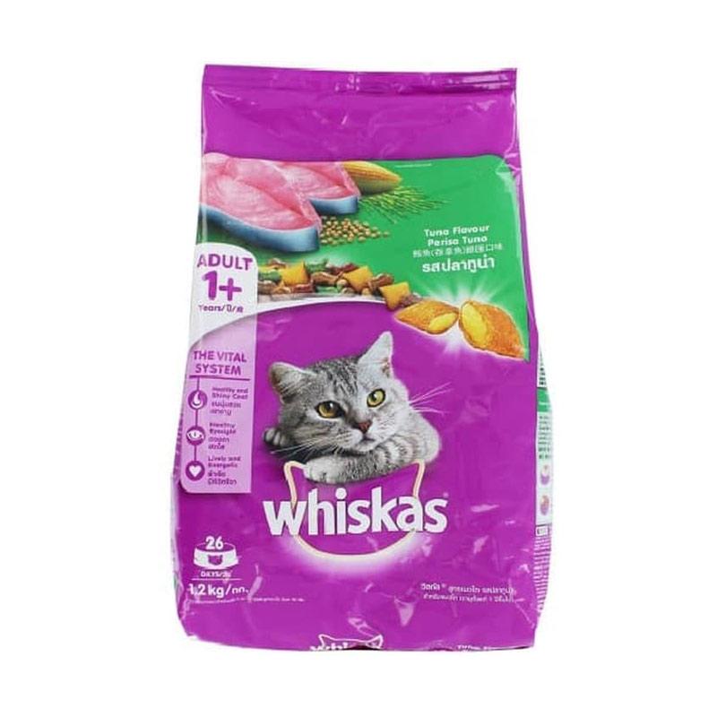 Jual Whiskas Tuna Flavour 1 2kg Makanan Kering Kucing di Seller