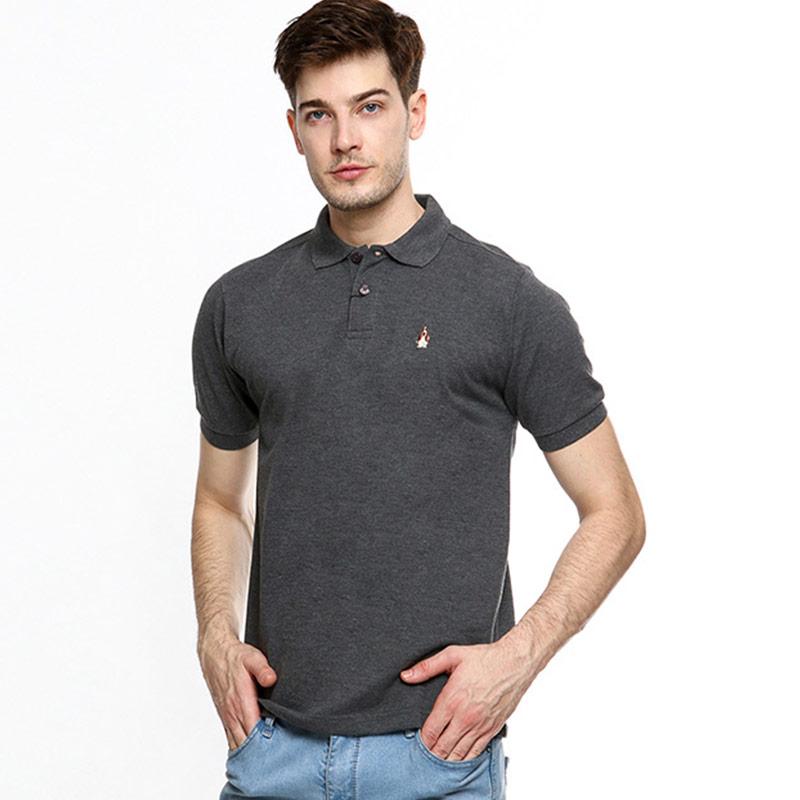 Polo Shirts Pria - Dark Grey [MK18511DG 