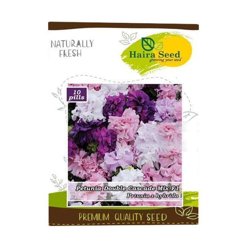 Jual Haira Seed Benih Bunga Petunia Double Cascade F1 Mix Bibit