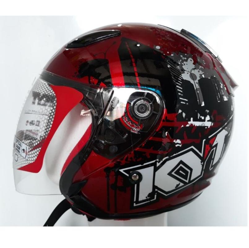 Jual KYT DJ Maru Motif 10 Helm Half 