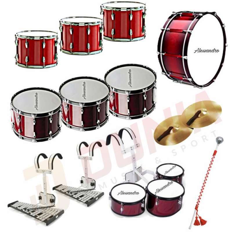 Promo Paket Drumband Smp 12 Pemain Alat Marching Band Drumband