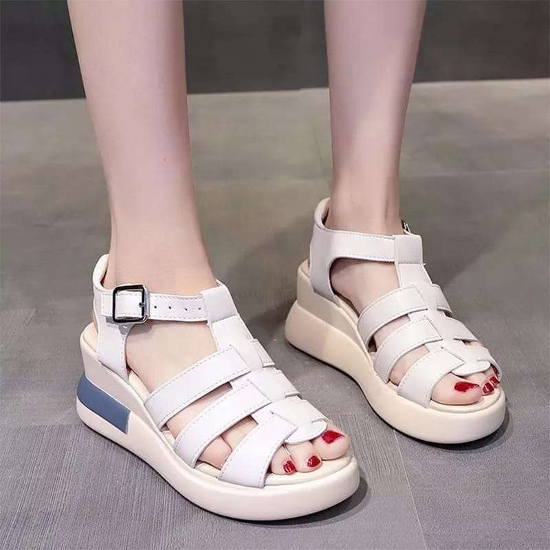 Vice NAYY Sepatu Sandal Wedges Korea Kronco TH02