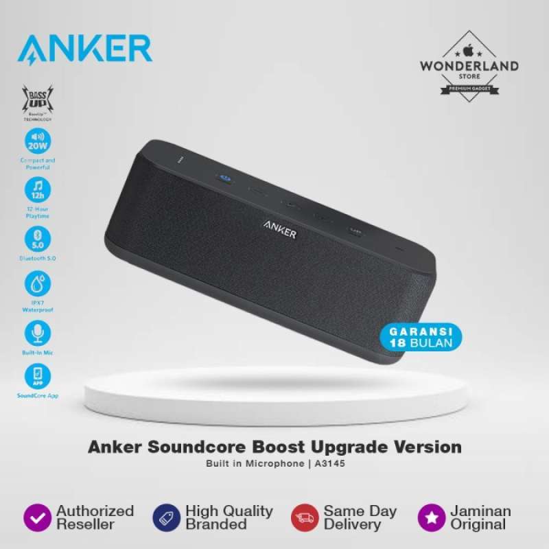 Jual Anker Soundcore Boost Portable Bluetooth Speaker Bass Up