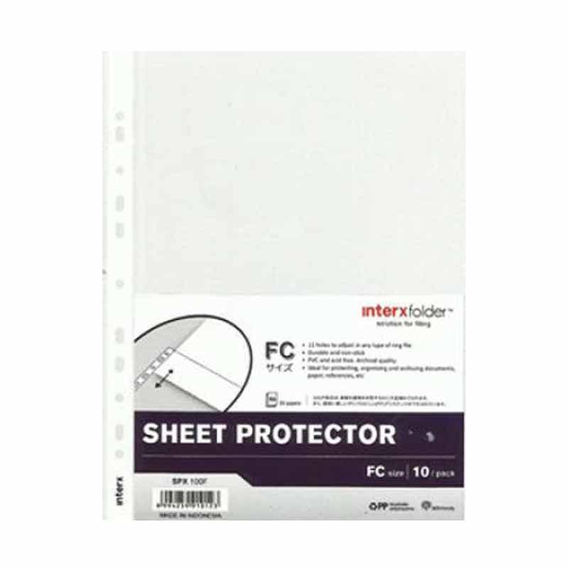 Jual Inter X Folder Pp Pocket Sheet Protector F4 10 Lembar Murah September 2020 Blibli Com