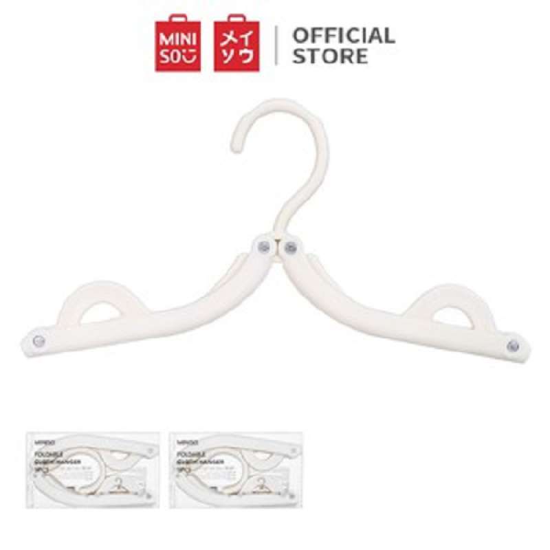 Jual Miniso Official 5 Folding Hangers Gantungan Baju Online Desember 2020 Blibli