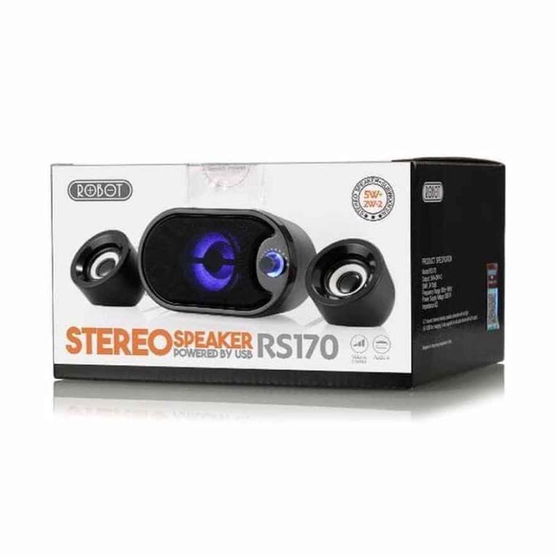 Jual Robot Rs170 Usb Multimedia Speaker Komputer Stereo With Led Online Februari 2021 Blibli