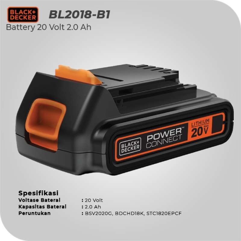 Promo Black And Decker BL2018 Battery for BSV2020G BDCHD18K
