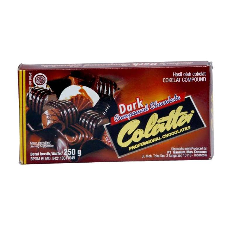 Jual Colatta Dark Chocolate Compound Coklat Hitam Compound 250 G Terbaru Juli 2021 Blibli
