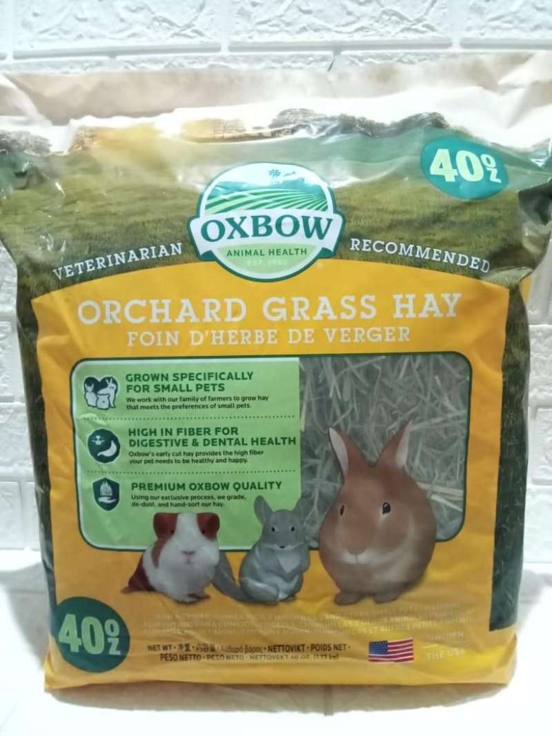 Jual Makanan Kelinci Guinea Pigs Chinchilla Oxbow Orchard Grass