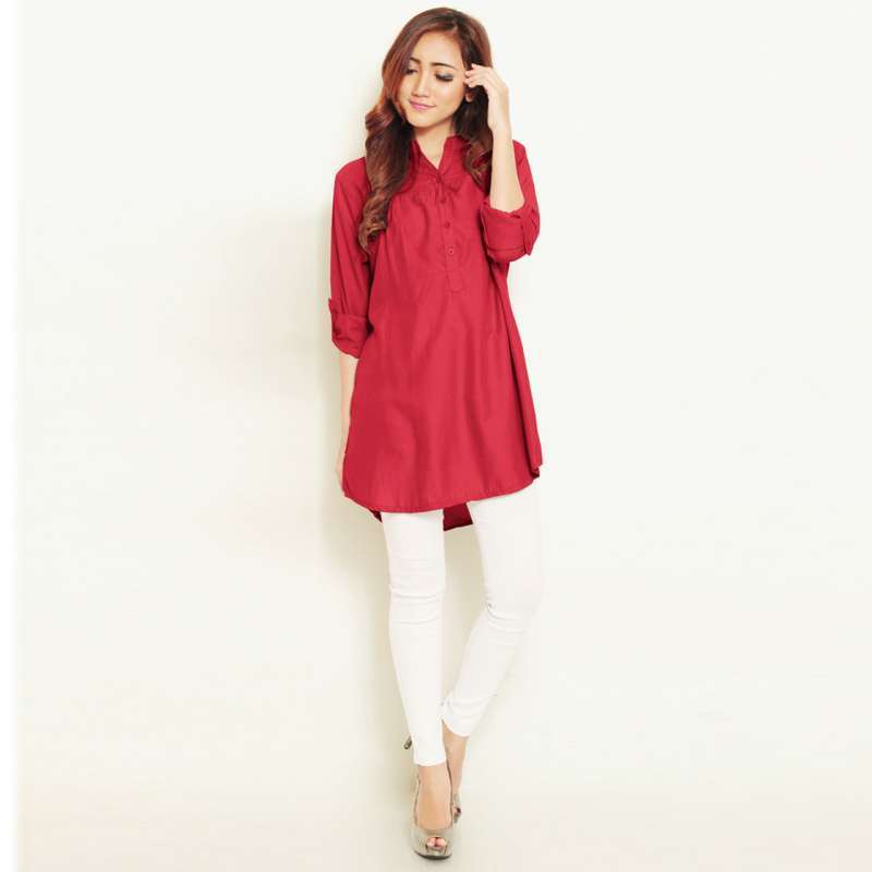 Jual Koesoema Clothing Ameera Kemeja Tunik Lengan Panjang Muslim Wanita Online Desember 2020 Blibli