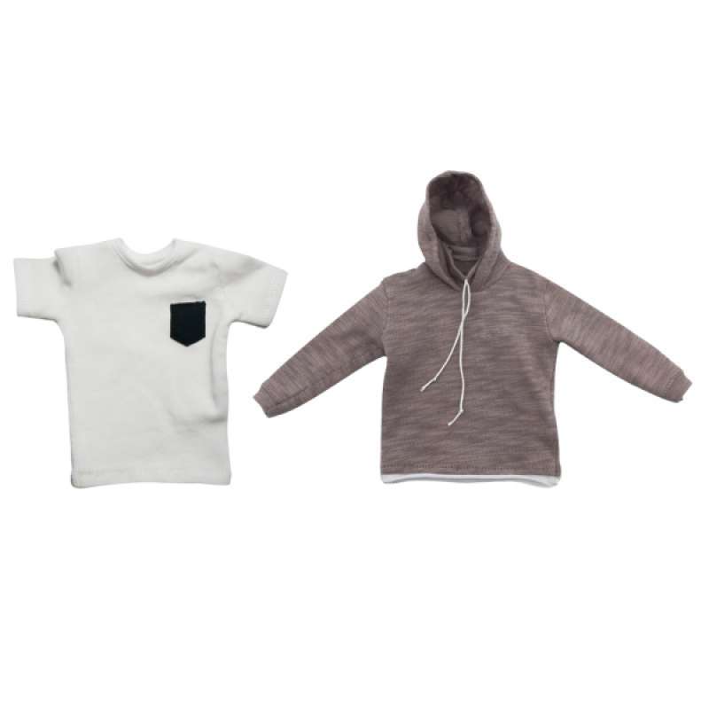 shirt + Hoodie Sweatshirt for Hot Toys 