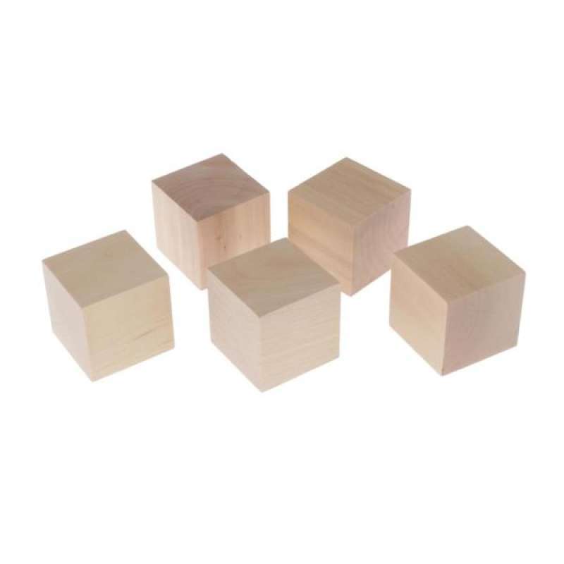 5 inch wooden blocks
