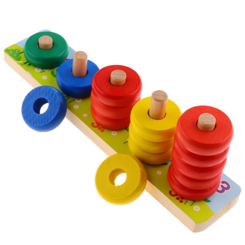 geometric stacker toddler toy