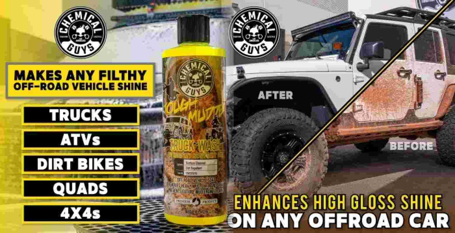 Chemical Guys Tough Mudder Off Road Truck And ATV Heavy Duty Wash Shampoo