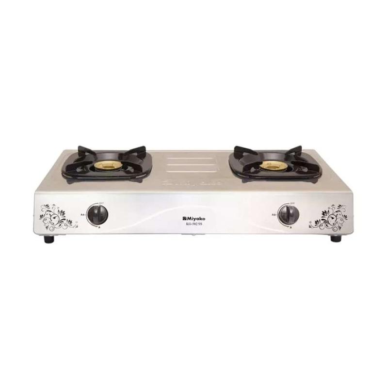 Jual Miyako Kg 502ss Stainless Steel Kompor Gas 2 Tungku Online September 2020 Blibli Com