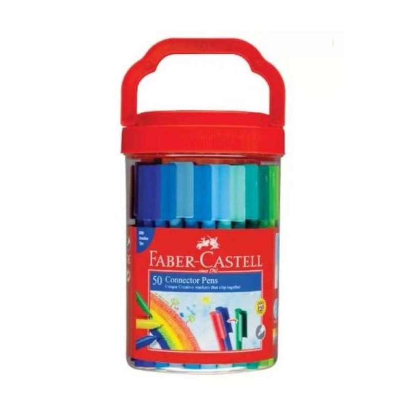 Jual Faber Castell Connector Pen Spidol Warna 50 Colors 1 Set Online Desember 2020 Blibli
