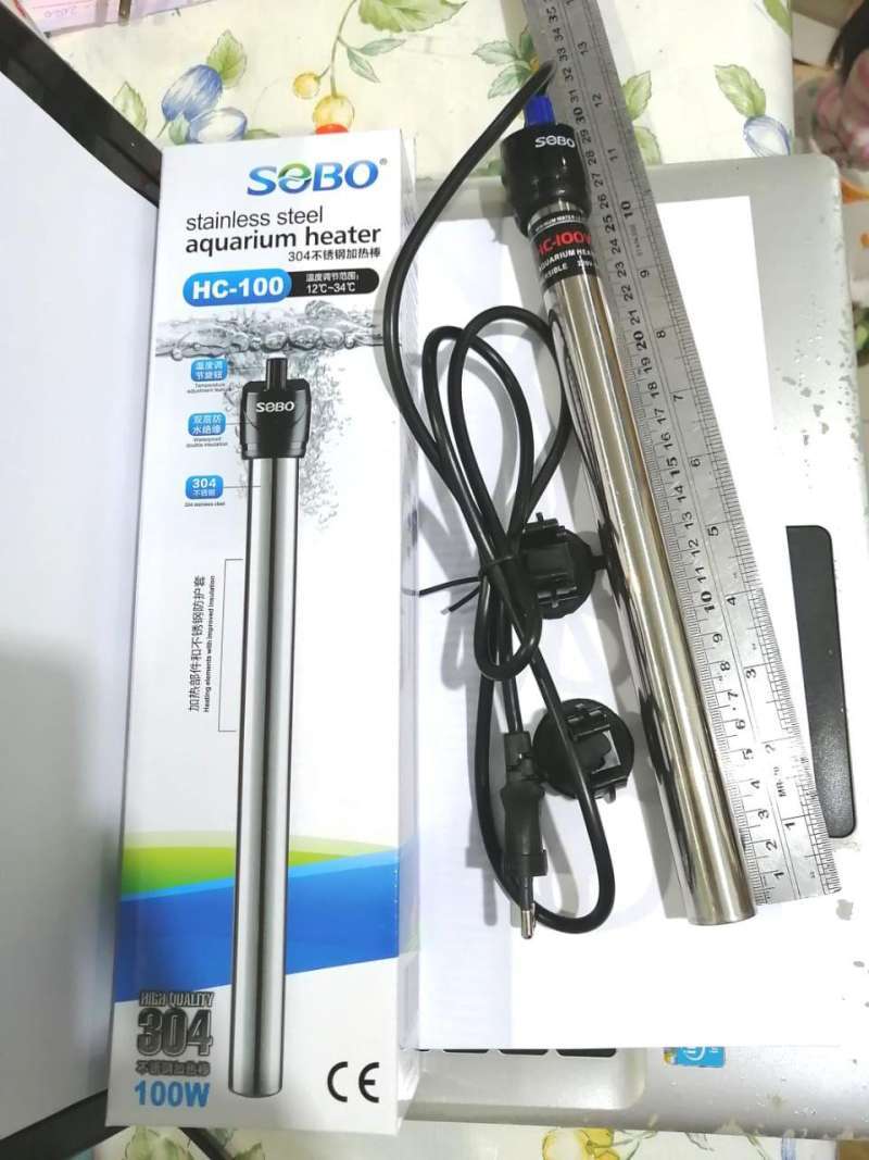Jual Heater Pemanas Air Aquarium Sobo Hc100 100 Watt Stainless Anti Pecah Murah Mei 2021 Blibli
