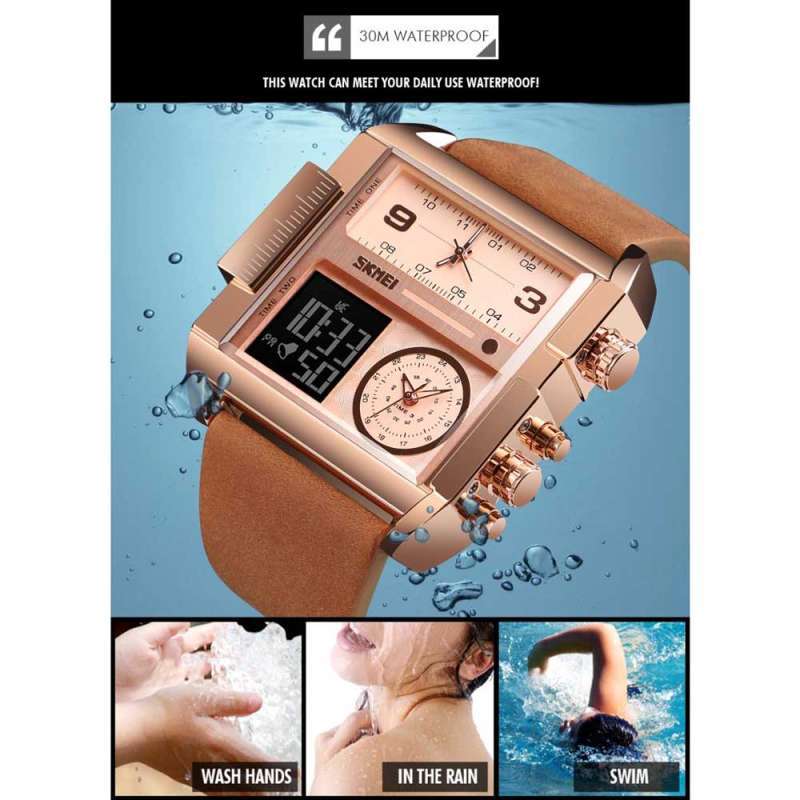 Jual Skmei 1391 Vogue Jam Tangan Digital Analog Pria Silver Black Online Desember 2020 Blibli