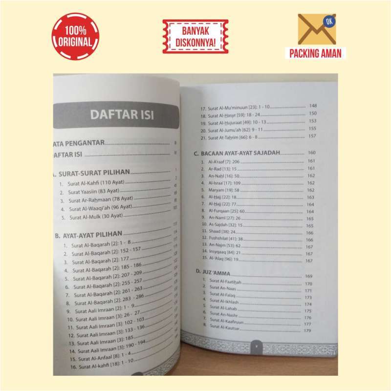 Jual Kumpulan Surat Ayat Pilihan Plus Juz Amma Edisi Praktis Online Februari 2021 Blibli