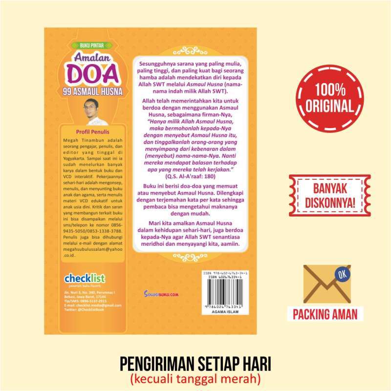 Jual Buku Pintar Amalan Doa 99 Asmaul Husna Online Februari 2021 Blibli Pengertian nama nama allah 99 bacaan dzikir doa asmaul husna dalam tulisan arab latin khasiat ayat dalil teks makna beserta gambar dan artinya. buku pintar amalan doa 99 asmaul husna