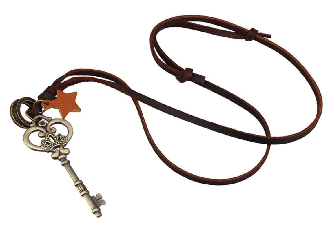 Jual Vintage Unisex Crown Key Pendant 