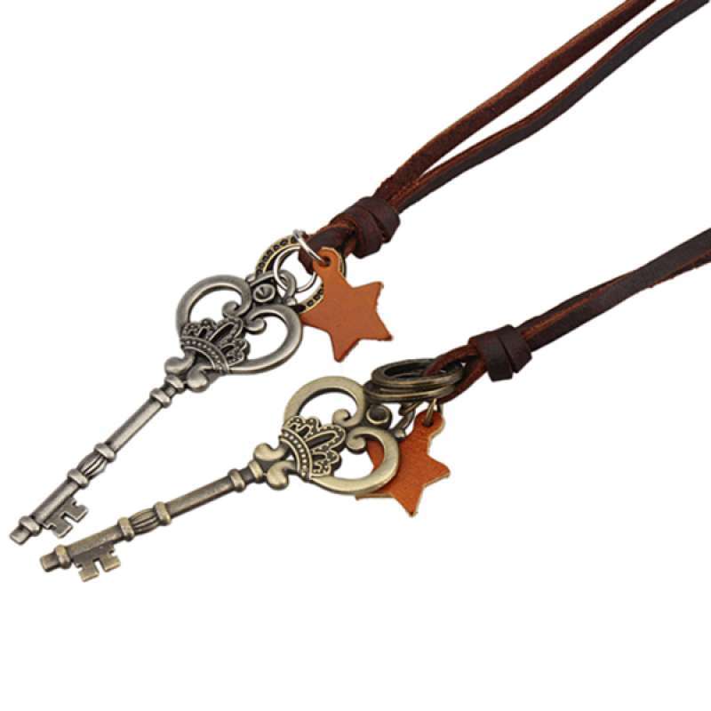 Jual Vintage Unisex Crown Key Pendant 