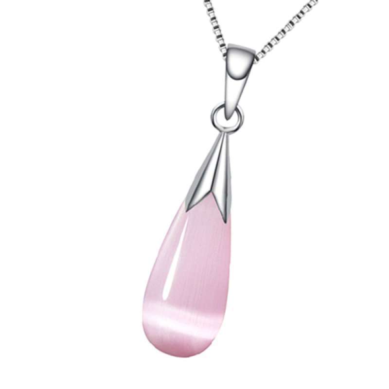 Jual Synthetic Pink Cat Eye Stone Cute 