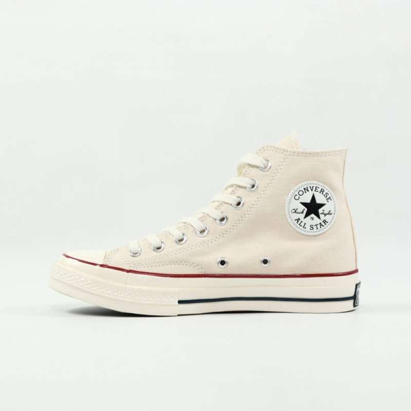 Promo SEPATU CONVERSE ALL STAR CHUCK TAYLOR 70s HIGH PARCHMENT OFF WHITE  ORIGINAL BNIB FULL TAG BARCODE BAHAN CANVAS SIZE:  36/37/38/39/40/41/42/43/44 - 37 Diskon 22% di Seller ZoneSneakers -  Pasanggrahan, Kota Bandung | Blibli