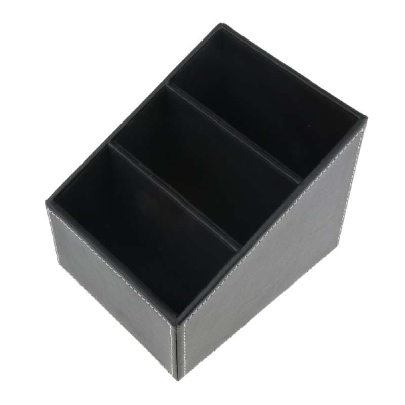 Jual Pu Leather Desktop Tabletop Storage Box For Small Items Office Product Online Oktober 2020 Blibli Com