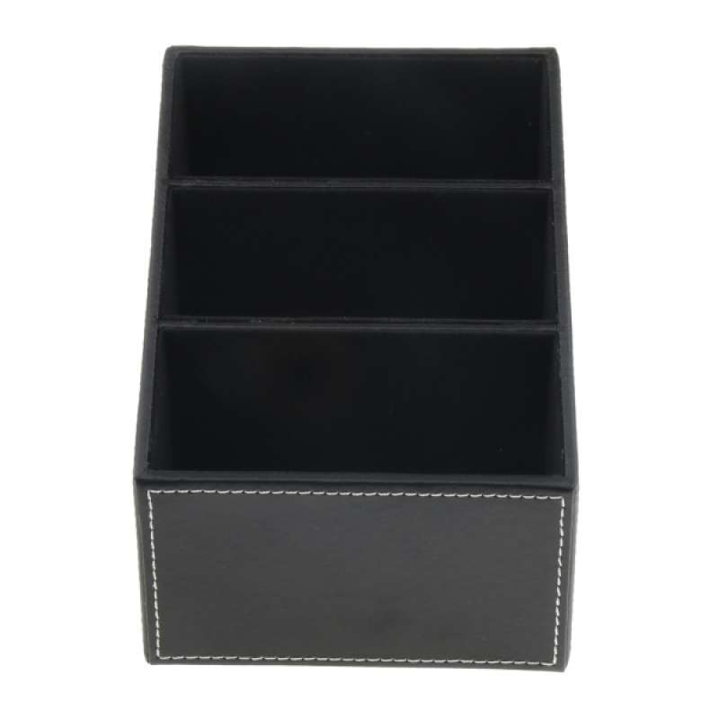 Jual Pu Leather Desktop Tabletop Storage Box For Small Items Office Product Online September 2020 Blibli Com