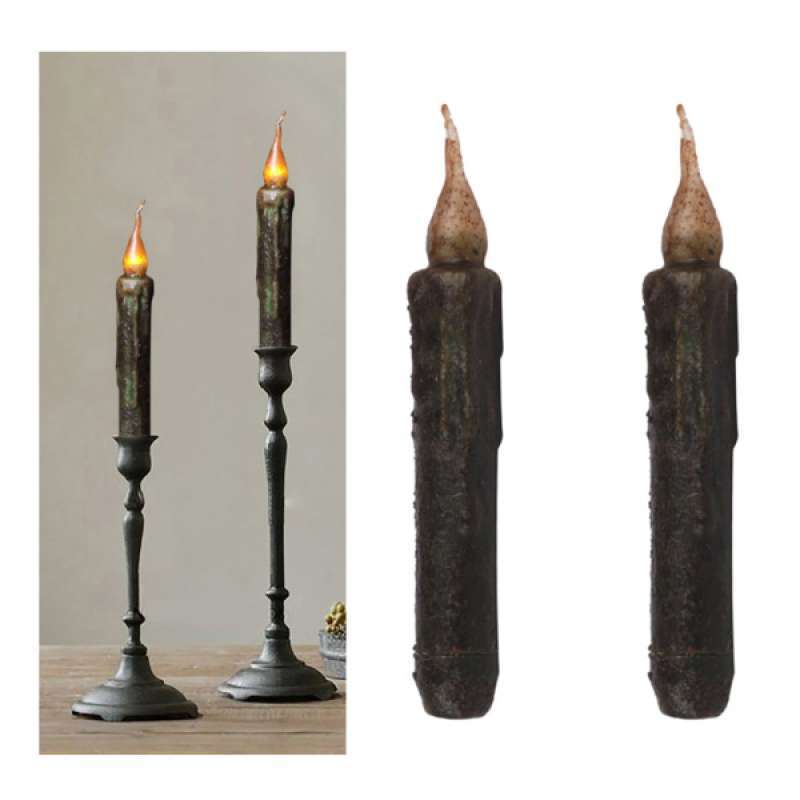 6PCS LED Flickering Flameless Battery Operated Taper Dinner Party Candles Lights 