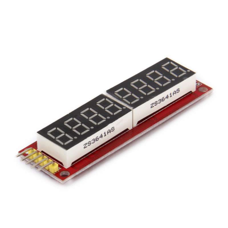 Promo MAX7219 8-Digit Red LED Display Module 7 Segment ...