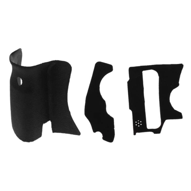 a set of 3 pieces grip rubber unit for canon 60d dslr camera repair part new