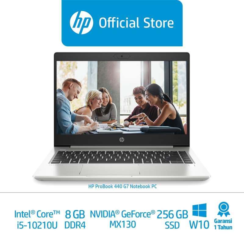 Jual Hp Probook 440 G7 Laptop Bisnis 9ga91pa 14 Intel Core I5 10210u 8gb Nvidia Geforce Mx130 256gb Ssd W10 Pro Online Desember 2020 Blibli