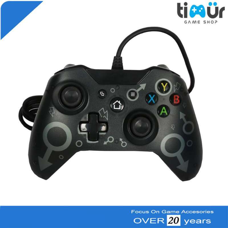 Jual Stik Stick Controller Xbox One Gamepad Pc Laptop Wired Warna Grey Online November 2020 Blibli