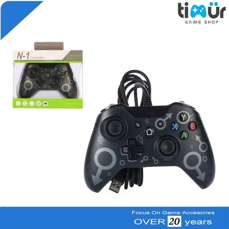 Jual Stik Stick Controller Xbox One Gamepad Pc Laptop Wired Warna Grey Online November 2020 Blibli