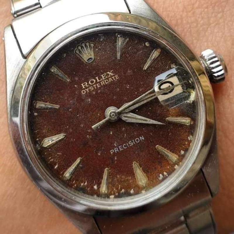 Jual JAM TANGAN ROLEX OYSTERDATE PRECISION - Brown Steel di Seller Istana  Batu Tulis - Kota Jakarta Pusat, DKI Jakarta | Blibli
